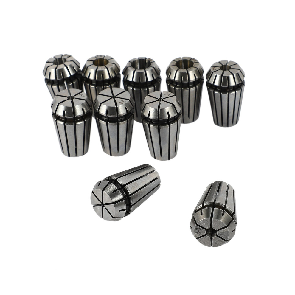 30Pcs/Set Ultra Precision Er16 1-10Mm Spring Collet Set For Cnc Milling Lathe Tool Engraving Machine 6031190059374