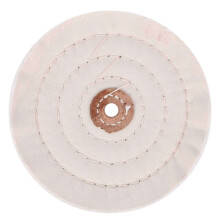 6-Piece 6-Inch Mirror Polishing Wheel Set Cotton Wheel for Bench Grinder Tools with 1/2 Inch Arbor Hole