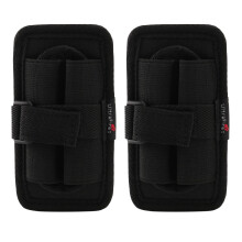 2X Outdoor Flashlight Cover Durable Nylon Flashlight Set Pu360 Degree Rotatable Clip Belt Carrying Case Adjustable Size