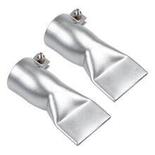 2X 40mm Flat Wide Mouth Tubular Nozzle for Plastic Welding Gun/Hot Air Heat /for Plastic  Mouth