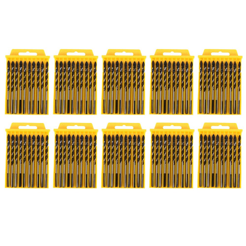 Multipurpose Drill Bits, 100-Piece 6mm Multi-Material Drill Bit Set for Drilling in Tile, Glass, Concrete, Brick, Wood