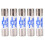 5X Multimeter 10 x 38mm 1000V 10A Cylinder Ceramic Fuse White 1