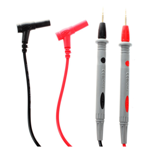 2 Pair Digital Multimeter 1000V 20A Universal Test Lead Cable Probe Red+Black