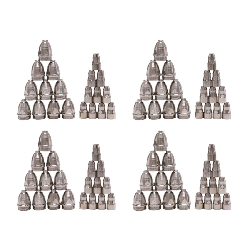 80Pcs P80 Plasma Cutting Torch Consumable Cutting Cnc 80A P80 Plasma Torch Tip Electrode Nozzle 6033507476836