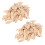 200Pcs No.20  Assorted Wood Biscuits for Tenon Machine Woodworking Biscuit Jointer 1