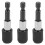 3X 1/4 Inch Impact Drive Hex Shank Quick Release Change Holder Bit Drill Chuck Adapter 1