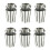 2X ER11 CNC Collet Chucks Tool Bits Holder 1/8 Inch (3.175mm) 4mm 6mm 1