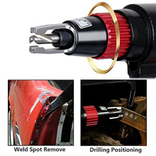 4Pcs Spot Weld Drill Bit Set HSS Co Cobalt Spot Welded Cutter Separate Panels Hole Cutting Bits, 6mm 8mm