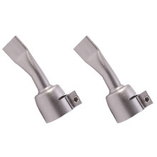 2X 20mm Welding Nozzle Wide Angle Flat Slit for Hot Air Plastic Heat Nozzle Plastic Welding Torch Accessories