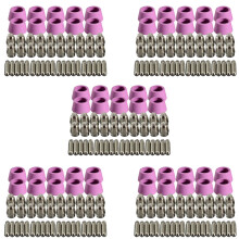 250Pcs Plasma Cutter Torch Consumables Electrode Nozzles Cups Kit for AG-60 SG-55 WSD-60 Fit CUT-60 LGK-60 Plasma Cutter