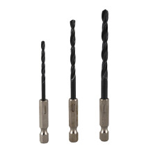 30 Pcs High Speed Steel Titanium Coated Drill Bits Set 3 4 5 mm Hex Shank
