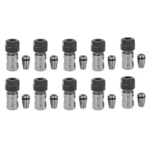 10X Er11 5 mm Motor Welle Spannzangen Futter Spindel Verlängerungs Stange Innen + Er11 Spann Buchse für Cnc Fräs Maschine