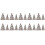 200Pcs P80 Plasma Torche Consommable Découpe CNC 80A P80 Plasma Torch Pointe ÉLectrode Buse 1