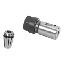 10X Er11 5mm Motor Shaft Collet Chuck Spindle Extension Rod Inner + Er11 Spring Collet for Cnc Milling Machine
