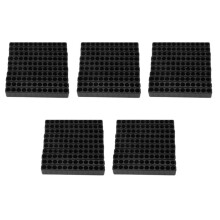 50Pcs 12-Hole Screwdriver Bit Holder Box Block Black for Six Angle 6.35mm Handle