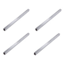 4 Pièces 10mm x 10mm x 200mm Outil de Meche de Tournage de Fraisage Tour HSS Gris