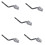 5X BC1041 10.4mm Dia Cranked Countersink Deburring Tool for Metal Plastic 1