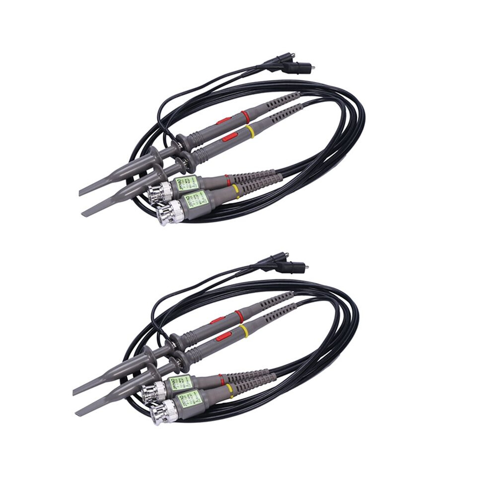 4 Pack P6100 100 Mhz Oscilloscope Probe 10:1 And 1:1 Switchable For Rigol Atten Owon Siglent 4711090591038