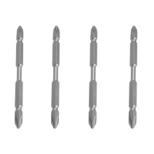 20 Stücke S2 Schraubendreher Bits Set 100 mm Phillips Starke Magnet Treiber Stahl Doppel Kopf Sechskant Schaft mit Magnetisier Ring