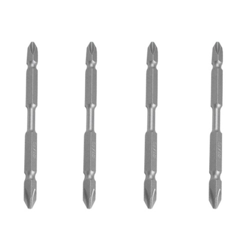 20Pcs S2 Screwdriver Bits Set 100mm Phillips Strong Magnet Driver Steel Double  Hex Shank with Magnetizer Ring