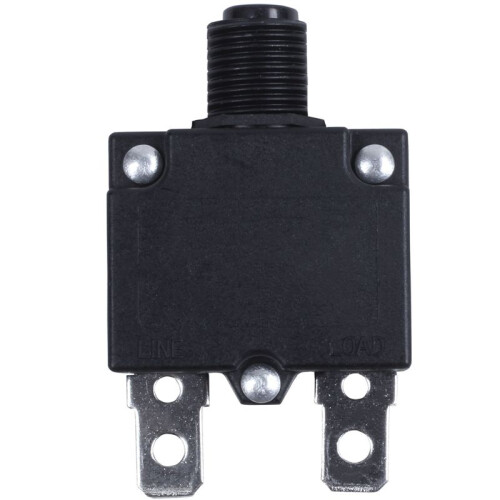 5X AC 125/250V 10A Circuit Breaker Thermal Overload Protector Black 1