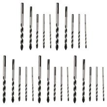 25 Stücke Multi Material Hart Metall Bohrer Set für Keramik Fliesen, Beton, Ziegel, Glas, Kunststoff Mauerwerk und Holz (3 mm 4 mm 5 mm 6 mm 8 mm)