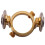 2X Professional Copper Roller Guide Wheel Spacer Plasma Cutting Torch Guide for P80 Plasma Cutting Machine 4