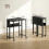Homcom HOMCOM 63 cm Foldable Computer Desk on Wheels for Small Spaces Black 3