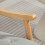 Homcom HOMCOM Modern High Back Rocking Chair with Solid Wood Legs, Light Grey 8