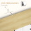 Homcom HOMCOM Sideboard with Trash Bin, Farmhouse Kitchen Sideboard with 2 Drawers 8