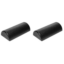 2X Semicircular Yoga Cylinder Fitness Equipment Yoga Foam Roller Black Yoga Brick