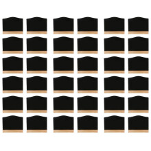 36Pack Krijtbordborden, Keukennotities Krijtborden met Standaarden 10X7.2Cm Klein Schoolbord Bericht Tafelbladbord