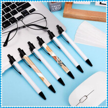 72Pcs Sublimation Pen Blank Sublimation Coated Pens Heat Transfer Pens with Heat Shrink Packaging for DIY Office Home