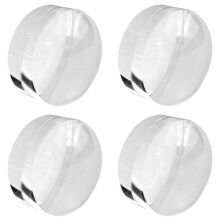 4pcs 2 Inch Magnifying Dome - Portable Paperweight 8X Magnifier Clear Reading Aid Magnifying Glass Dome Easy to Glide