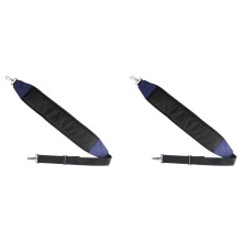 2X Adjustable Bag Strap, Single Padded Adjustable Straps, Universal Backpack Shoulder Strap with Two Metal Hooks
