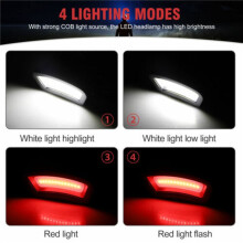 2X COB Light LED Light Lamp S USB Rechargeable Lantern for Outdoor Camping Hiking