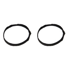 2X Cinghia di Montaggio Laterale Elastica per Bombola di Decompressione per Bombola In Acciaio Inossidabile A