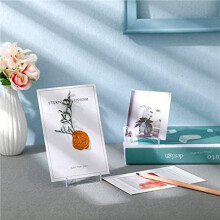 40 Soportes de Caballete Acrílico Triangular para Exhibición, Soporte para Marco de Fotos, Soporte para Placas, Soporte para Fotos