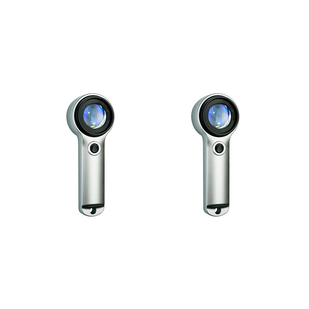 Light 2Pcs Handheld Magnifying Glass 30X Usb Charging For Reading Antiques Magnifier Glasses Uv