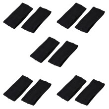 10Pcs Fashion Women Cotton Yoga Hair Band Sports Sweat Lady Headband Popular Women Hair Accessories Black