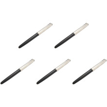5X HERO 616 Fountain Pen Hooded Golden Nib Black Small Vintage