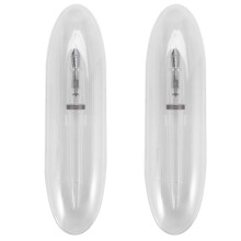 2pcs 0.5mm Nib Fountain Pen with Eyedropper High Capacity Transparent Pens Office School Supplies Gray