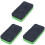 3X Magnetic White Board Dry Wipe Drywipe Cleaner Eraser 1