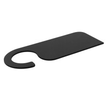 12 Pcs Wooden Door Sign Hanger  Double-Sided Wood Blackboard Chalkboard Message Notes Memo Board, Black