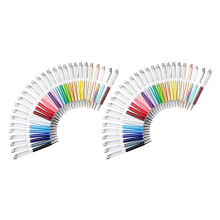 56 PACCHETTO di Penne Galleggianti DIY con Tubo Vuoto Colorato, per Creare Le Tue Penne Un Sabbia Liquida Preferite per Molte Occasioni