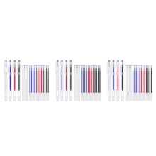 Heat Erasable Pens High Temperature Disappearing Pen Fabric Marking Pens with 60 Erasable Pen Refills for Leather,Fabric