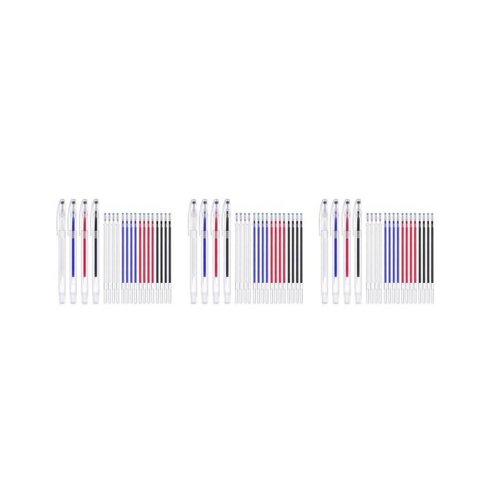 Heat Erasable Pens High Temperature Disappearing Pen Fabric Marking Pens With 60 Erasable Pen Refills For Leather,Fabric 6032434135625