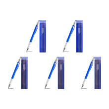 5 Pcs Streak Welders Pencil with 60 Pcs Round Silver Refills, Metal  Pen Metal Carbide Scriber Mechanical Pencils