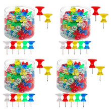 Push Pins 400-Pack Large Thumbtacks Used for Cork Board Bulletin Board with Plastic Case