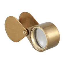 4X Portable 30X Power 21mm Jewelers Magnifier Foldable Gold Eye Loupe Jewelry Store Magnifying Glass